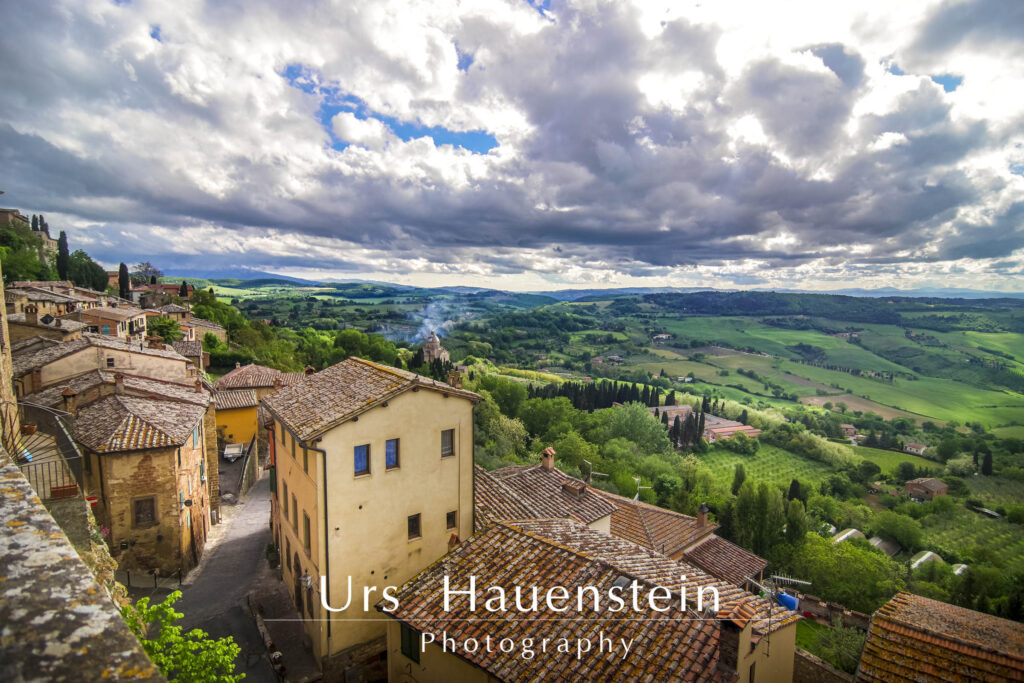 Tuscany Italy Landscape Stock Photo